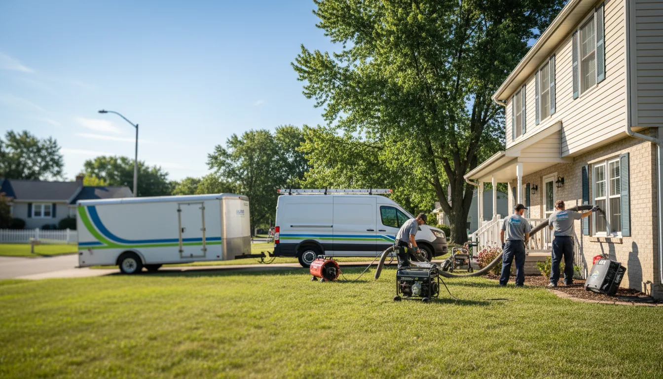 Flooded Basement Restoration And Cleanup With Repair in Augusta, KS near me